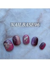ネイルベースキュウロク(NAILBASE96)/3月フット定額デザイン