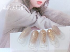 【ニュアンスネイル】