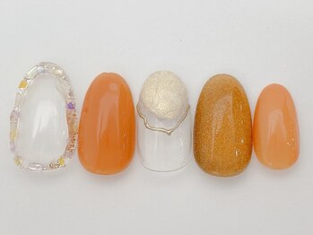 ネイルサロン アビー グランデュオ蒲田店(abbie)/●凸凹ニュアンス¥11,154