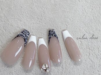 サロンクレーヴ(Salon cleve)/ツイード×ストーン