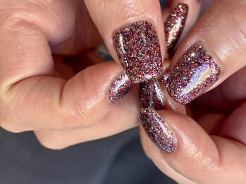 ラメ、ワンカラー