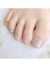【ご新規様限定】FOOT◆ワンカラーorラメグラ◆【税込￥6,480→￥6,000】