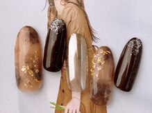 ネイルサロンフォーユー(for u)/べっこうネイル♪￥６９８０