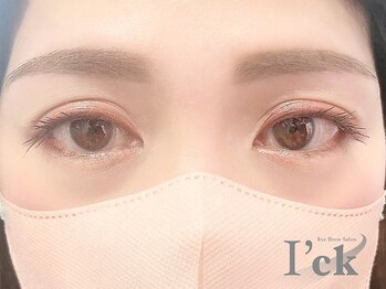 アイック 池袋東口店(I’ck)/間引きでストレートアーチ眉毛