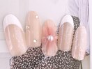 ぷっくりフラワーネイル¥6980