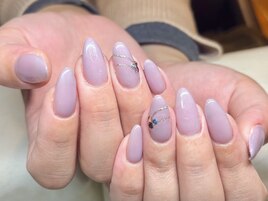 1月　ラベンダーネイル
