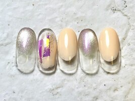 オーロラフィルムネイル