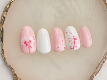 ネイルサロン フローリア(nail salon Florir)/お花のペイントネイル