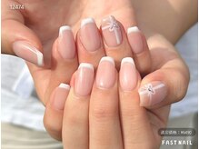 ファストネイル 銀座店(FAST NAIL)/リボン×フレンチネイル