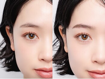 サロンドブランシール(salon de blanchir)の写真/眉癖改善で自分に似合う眉毛を叶える！HBLで洗練された表情を目指すサロン♪