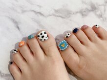 スタジオ ムー ネイル(Studio Muu Nail)/個性派フットネイル／カラフル