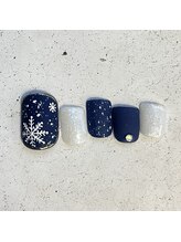 ネイルアンドまつげ リュフェール 五反田(Nail Lufaire)/foot雪の結晶