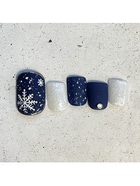 foot雪の結晶