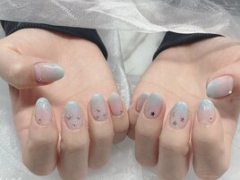 水色グラデーション♪