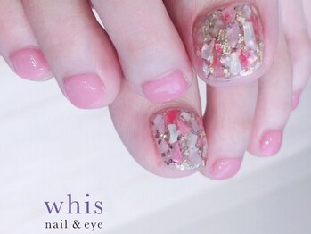 ウイス(whis)の写真/【フット☆ワンカラー/グラデーション￥5800】フットネイルで気分UP◇ハンドネイルが出来ない方にも◎