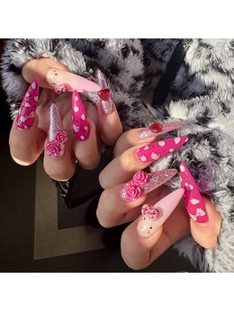 サララ(SALALA)/ロングネイル☆キティちゃん♪