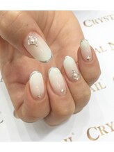 クリスタルネイル ボンベルタ橘店(CRYSTAL NAIL)/グラデーションネイル
