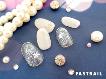 ファストネイル 立川店(FAST NAIL)/クリアなノルディック風