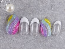 ショコ アンド ラム(Syoko&Lum)/☆カラフルラメ×フレンチ☆