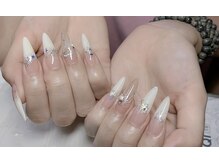 ヘブン ネイル 鶯谷(HEAVEN Nail)/ホワイトフレンチネイル