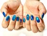 【hand/フィルイン】シンプルart◎マグネットネイル  ¥7000