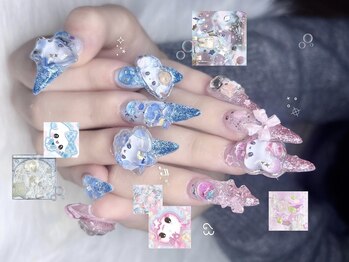 プリンセス(Princess)/持ち込みパーツネイル12.000円