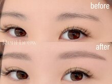  眉毛パーマ"HBL"×まつ毛パーマ