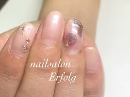 押花でフラワーネイル【銀座】