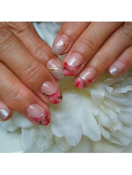 コーラル(CORAL)/ななめフレンチアート