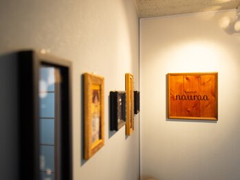 ナウラ アイラッシュ(nauraa eyelash)/当店のロゴです