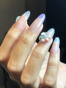 プールヴー☆オングル/カラーフレンチスカルプチュア