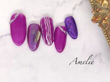 アメリ(Amelie)/ワンカラー/パープル/ユニコーン