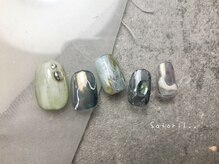 サトリネイルルーム(Satoril..nail room)/寒色nuance ))°