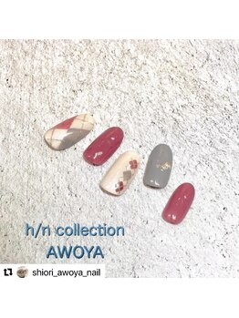 アオヤ(h/n collection AWOYA)/冬ネイルデザイン