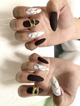 ジェルネイルステラ(gel nail Stella)/大理石
