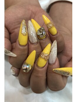 エスフィーネイルサロン ブリーユ(Esfy nailsalon Brille)/天然石風ネイル