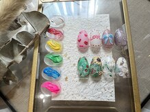エヌエープラストウキョウ 八丁堀 茅場町(Na+Luxe TOKYO)/手書き水彩お花アート