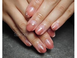 グラデ×ミラーアート￥8250