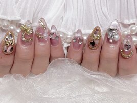 キラキラネイル ¥8000＋追加