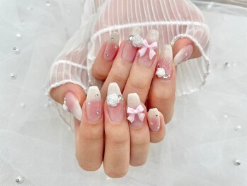 ティティポム(TiTi pomme)/持ち込みガーリーネイル♪