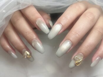 ジョアネイル(JOA Nail)/フラッシュマグ/白グラデー