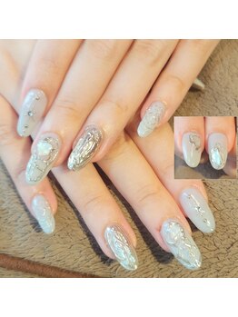 サヴァ アイラッシュアンドネイル(sava)/【ミラーデザインネイル】