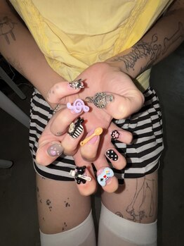 ゴテゴテネイル♪