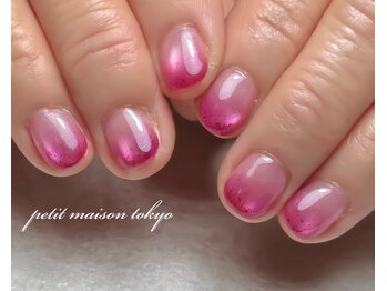 プラムカラーグラデーション