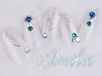 アメリ(Amelie)/ラメ/クリア/フレンチ