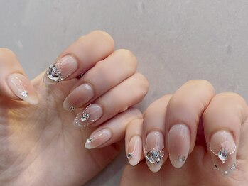 ネイルマジック 仙台一番町店(NAIL MAJIC)/ワンホンチークネイル☆