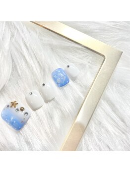 アンドラッシュネイル(&Lash nail)/フットネイル10本デザインコース