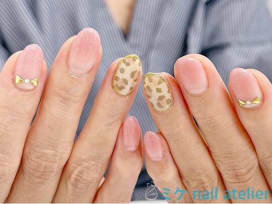 2025年冬】ヒョウ柄のネイルデザイン集｜人気順｜5ページ目  