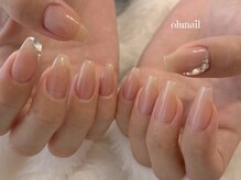 オルネイル(olunail)/ワンカラー+アート追加
