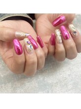 ネイルサロン エーナイン ザ ビッグ豊平店/持ち込みデザイン